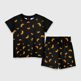 Детский костюм с шортами 3D с принтом Банана в Кировске,  |  | бананы | обезьяна | приколы | принт | рисунок | сплошные | текстуры | фрукты | футболка