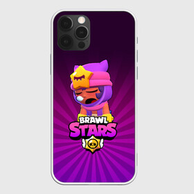 Чехол для iPhone 12 Pro с принтом brawl stars sandy в Кировске, силикон | область печати: задняя сторона чехла, без боковых панелей | brawl stars | brawl stars sandy | legendary brawler | leon | leon shark | sandy | shark | stars | акула | бравл стар сэнди | леон акула | сенди | сэнди