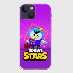 Чехол для iPhone 13 mini с принтом Brawl Stars. Mr. P в Кировске,  |  | bo | brawl | brock | bull | colt | dynamike | elprimo | jessie | leon | moba | nita | shelly | stars | бо | брок | булл | джесси | динамайк | кольт | леон | нита | шелли | эльпримо