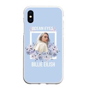 Чехол для iPhone XS Max матовый с принтом Billie Eilish в Кировске, Силикон | Область печати: задняя сторона чехла, без боковых панелей | billie | eilish | айлиш | айлишь | беляш | билли