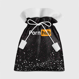 Подарочный 3D мешок с принтом PornHub | ПОРНХАБ (Z) в Кировске, 100% полиэстер | Размер: 29*39 см | Тематика изображения на принте: brazzers | hub | бразерс
