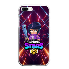 Чехол для iPhone 7Plus/8 Plus матовый с принтом BRAWL STARS BIBI в Кировске, Силикон | Область печати: задняя сторона чехла, без боковых панелей | bibi | brawl stars | crow | el brown | leon | leon shark | max | sally leon | shark | stars | werewolf | акула | биби | ворон | леон | оборотень