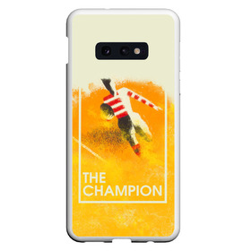 Чехол для Samsung S10E с принтом Регби The Champion в Кировске, Силикон | Область печати: задняя сторона чехла, без боковых панелей | champion | rugby | винтаж | регби | ретро | спорт | футбол | чемпион