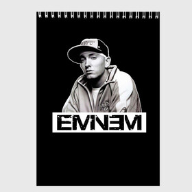 Скетчбук с принтом Eminem в Кировске, 100% бумага
 | 48 листов, плотность листов — 100 г/м2, плотность картонной обложки — 250 г/м2. Листы скреплены сверху удобной пружинной спиралью | eminem | evil | ken kaniff | marshall bruce mathers iii | mm | rap | slim shady | маршалл брюс мэтерс iii | рэп | рэп рок | хип хоп | хорроркор | эминем