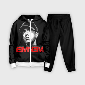 Детский костюм 3D с принтом Eminem в Кировске,  |  | eminem | evil | ken kaniff | marshall bruce mathers iii | mm | rap | slim shady | маршалл брюс мэтерс iii | рэп | рэп рок | хип хоп | хорроркор | эминем