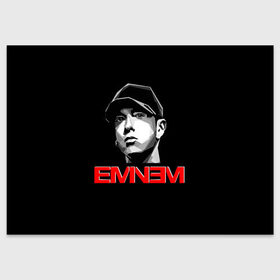 Поздравительная открытка с принтом Eminem в Кировске, 100% бумага | плотность бумаги 280 г/м2, матовая, на обратной стороне линовка и место для марки
 | eminem | evil | ken kaniff | marshall bruce mathers iii | mm | rap | slim shady | маршалл брюс мэтерс iii | рэп | рэп рок | хип хоп | хорроркор | эминем