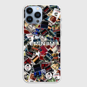 Чехол для iPhone 13 Pro Max с принтом Дискография EMINEM в Кировске,  |  | discography | rap | альбом | обложка | паттрен | рэп | рэпер | эминем