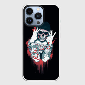 Чехол для iPhone 13 Pro с принтом Tatto Girls в Кировске,  |  | blood | dead | girl | girls | skull | tatto | девушка | кровь | тату | татуировка | татуировки | череп