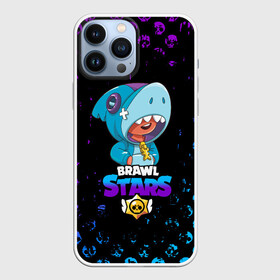 Чехол для iPhone 13 Pro Max с принтом BRAWL STARS LEON SHARK. в Кировске,  |  | Тематика изображения на принте: bib | brawl stars | colt | crow | el brown | leon | leon shark | max | moba | sally leon | shark | акула | берли | биби | бравл старс | браун | ворон | жанр | игра | кольт | леон | леон акула | макс | нита | шелли