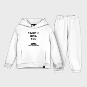 Детский костюм хлопок Oversize с принтом Crouch. Bind. Set в Кировске,  |  | rugby | игроки | регби | сборная | спорт | футбол