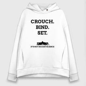 Женское худи Oversize хлопок с принтом Crouch Bind Set в Кировске, френч-терри — 70% хлопок, 30% полиэстер. Мягкий теплый начес внутри —100% хлопок | боковые карманы, эластичные манжеты и нижняя кромка, капюшон на магнитной кнопке | rugby | игроки | регби | сборная | спорт | футбол