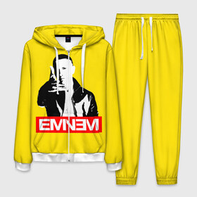 Мужской костюм 3D с принтом Eminem в Кировске, 100% полиэстер | Манжеты и пояс оформлены тканевой резинкой, двухслойный капюшон со шнурком для регулировки, карманы спереди | eminem | evil | ken kaniff | marshall bruce mathers iii | mm | rap | slim shady | маршалл брюс мэтерс iii | рэп | рэп рок | хип хоп | хорроркор | эминем