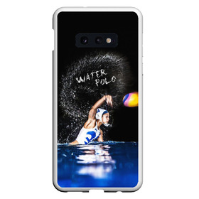 Чехол для Samsung S10E с принтом Water polo в Кировске, Силикон | Область печати: задняя сторона чехла, без боковых панелей | Тематика изображения на принте: polo | water polo | вода | водное поло | водный спорт | плавание | пловец | поло | спорт