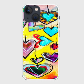 Чехол для iPhone 13 mini с принтом Я ЛЮБЛЮ в Кировске,  |  | heart | love is | valentines day | влюбленные | девушки | день святого валентина | любовь | пары | свадьба | сердце | счастье