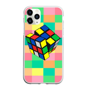 Чехол для iPhone 11 Pro матовый с принтом Кубик Рубика в Кировске, Силикон |  | Тематика изображения на принте: игра | интеллект | куб | кубик | рубик | ум