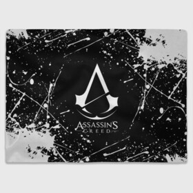 Плед 3D с принтом ASSASSIN`S CREED в Кировске, 100% полиэстер | закругленные углы, все края обработаны. Ткань не мнется и не растягивается | slayer | асасин | ассасин крид | ассассин | тамплиеры