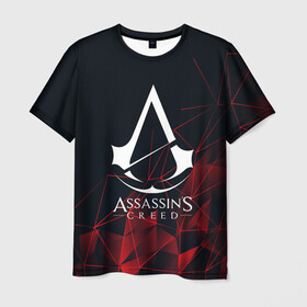 Мужская футболка 3D с принтом ASSASSIN`S CREED в Кировске, 100% полиэфир | прямой крой, круглый вырез горловины, длина до линии бедер | slayer | асасин | ассасин крид | ассассин | тамплиеры