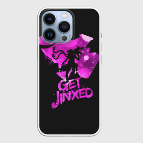 Чехол для iPhone 13 Pro с принтом Get Jinxed в Кировске,  |  | Тематика изображения на принте: jinx | kda | league | lol | moba | pentakill | riot | rise | rus | skins | варвик | варус | воин | легенд | лига | лол | маг | стрелок | танк | чемпион