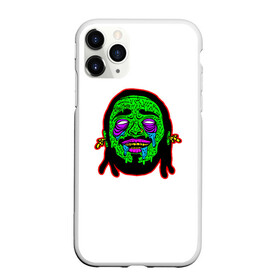 Чехол для iPhone 11 Pro Max матовый с принтом Post Malone в Кировске, Силикон |  | art | hip hop | music | post malone | rap | rockstar | sound | zombie | арт | голова | зомби | музыка | музыкант | певец | пост малон | потеки | реп | репер | рэп | хип хоп