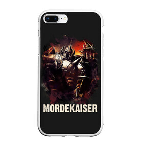 Чехол для iPhone 7Plus/8 Plus матовый с принтом Mordekaiser в Кировске, Силикон | Область печати: задняя сторона чехла, без боковых панелей | jinx | kda | league | lol | moba | pentakill | riot | rise | rus | skins | варвик | варус | воин | легенд | лига | лол | маг | стрелок | танк | чемпион