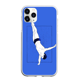 Чехол для iPhone 11 Pro Max матовый с принтом Dive в Кировске, Силикон |  | cliff diving | dive | diving | swimming | плавание | прыжки в воду | спорт