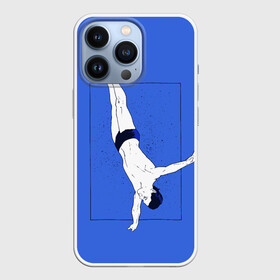 Чехол для iPhone 13 Pro с принтом Dive в Кировске,  |  | cliff diving | dive | diving | swimming | плавание | прыжки в воду | спорт