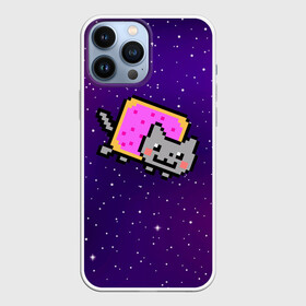 Чехол для iPhone 13 Pro Max с принтом Nyan Cat в Кировске,  |  | cat | meme | nyan cat | space | youtube | животное | звезды | интернет | космос | кошка | мем | прикол | радуга | юмор | ютуб