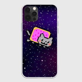 Чехол для iPhone 12 Pro Max с принтом Nyan Cat в Кировске, Силикон |  | Тематика изображения на принте: cat | meme | nyan cat | space | youtube | животное | звезды | интернет | космос | кошка | мем | прикол | радуга | юмор | ютуб