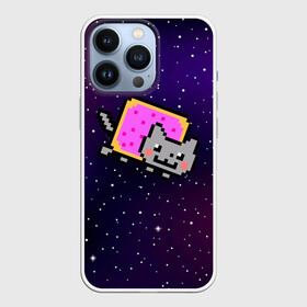 Чехол для iPhone 13 Pro с принтом Nyan Cat в Кировске,  |  | cat | meme | nyan cat | space | youtube | животное | звезды | интернет | космос | кошка | мем | прикол | радуга | юмор | ютуб