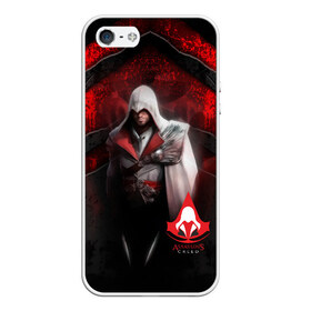 Чехол для iPhone 5/5S матовый с принтом Assasins creed в Кировске, Силикон | Область печати: задняя сторона чехла, без боковых панелей | creed | асасин | асасин крид | ассасин | ассассин | войско | крид | меч | приключения | самурай