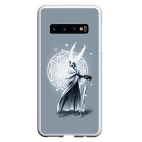 Чехол для Samsung Galaxy S10 с принтом Hollow Knight в Кировске, Силикон | Область печати: задняя сторона чехла, без боковых панелей | Тематика изображения на принте: grimm | hallounest | heart of nightmare | hollow knight | hornet | knight | quirrell | silksong | гримм | квиррел | рыцарь | халлоунест | холлоу найт | хорнет