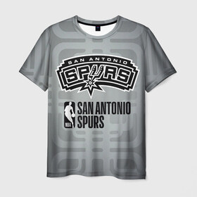 Мужская футболка 3D с принтом San Antonio Spurs 21 в Кировске, 100% полиэфир | прямой крой, круглый вырез горловины, длина до линии бедер | 21 | duncan | nba | san antonio spurs | баскетбол | данкан | нба | сан антонио