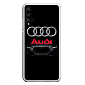 Чехол для Honor 20 с принтом AUDI в Кировске, Силикон | Область печати: задняя сторона чехла, без боковых панелей | Тематика изображения на принте: a1 | a2 | a3 | a4 | a5 | a6 | a7 | a8 | audi | auto | autosport | perfomance | rs | rs4 | rs5 | rs6 | rs7 | rs8 | s4 | s5 | s6 | s7 | s8 | sport | авто | авто спорт | автомобиль | автомобильные | автоспорт | ауди | бренд | марка | машины | перфоманс | рс 