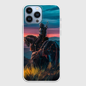 Чехол для iPhone 13 Pro Max с принтом The Witcher в Кировске,  |  | Тематика изображения на принте: cd projekt | geralt | of rivia | rpg | wild hunt | арбалет | ведьмак 3 | генри кавилл | геральт | дикая | магия | охота | сказка | сфера | фэнтези | цири