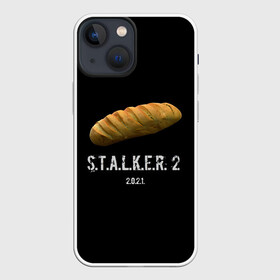 Чехол для iPhone 13 mini с принтом STALKER 2 Батон в Кировске,  |  | mem | metro | stalker | stalker 2 | еда | игра | из игры | мем | метро 2033 | прикол | сталкер | сталкер 2 | сталкер батон | хлеб | юмор