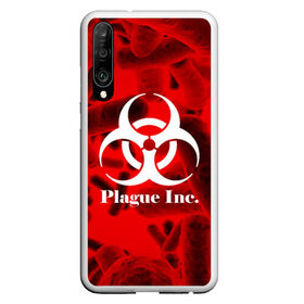 Чехол для Honor P30 с принтом PLAGUE INC в Кировске, Силикон | Область печати: задняя сторона чехла, без боковых панелей | Тематика изображения на принте: molecule | plague inc | абстракция | бактерии | вирус | клетки | медицина | микробы | молекулы | наука | нейрон | нейроны | планета | текстура | текстуры | формула