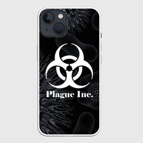 Чехол для iPhone 13 с принтом PLAGUE INC. в Кировске,  |  | molecule | plague inc | абстракция | бактерии | вирус | клетки | медицина | микробы | молекулы | наука | нейрон | нейроны | планета | текстура | текстуры | формула