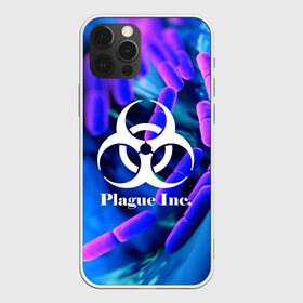 Чехол для iPhone 12 Pro с принтом PLAGUE INC. в Кировске, силикон | область печати: задняя сторона чехла, без боковых панелей | molecule | plague inc | абстракция | бактерии | вирус | клетки | медицина | микробы | молекулы | наука | нейрон | нейроны | планета | текстура | текстуры | формула