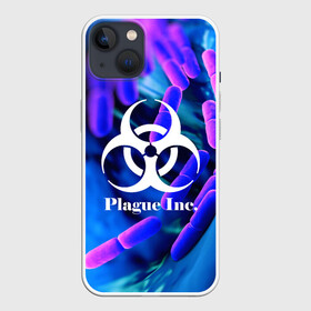 Чехол для iPhone 13 с принтом PLAGUE INC. в Кировске,  |  | molecule | plague inc | абстракция | бактерии | вирус | клетки | медицина | микробы | молекулы | наука | нейрон | нейроны | планета | текстура | текстуры | формула