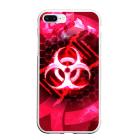 Чехол для iPhone 7Plus/8 Plus матовый с принтом Plague Inc LC (Oko) в Кировске, Силикон | Область печати: задняя сторона чехла, без боковых панелей | авторская | вирус | знаки | игры | интересная | каракули | круг | лабиринт | линии | мозаика | необычная | око | символы | страшная | туннель | черная | эпидемия