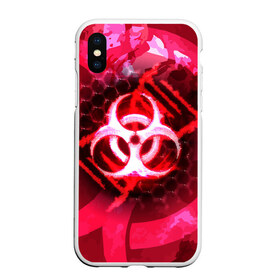 Чехол для iPhone XS Max матовый с принтом Plague Inc LC (Oko) в Кировске, Силикон | Область печати: задняя сторона чехла, без боковых панелей | Тематика изображения на принте: авторская | вирус | знаки | игры | интересная | каракули | круг | лабиринт | линии | мозаика | необычная | око | символы | страшная | туннель | черная | эпидемия