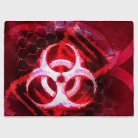 Плед 3D с принтом Plague Inc LB (Oko) в Кировске, 100% полиэстер | закругленные углы, все края обработаны. Ткань не мнется и не растягивается | авторская | вирус | знаки | игры | интересная | каракули | круг | лабиринт | линии | мозаика | необычная | око | символы | страшная | туннель | черная | эпидемия