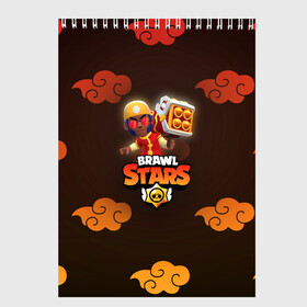 Скетчбук с принтом Brawl Stars Lion Dance Brock в Кировске, 100% бумага
 | 48 листов, плотность листов — 100 г/м2, плотность картонной обложки — 250 г/м2. Листы скреплены сверху удобной пружинной спиралью | bo | brawl stars | brock | crow | darryl | dumpling darryl | dynamike | lion dance brock | sandy | spike | бо | бравл старс | брок | динамайк | дэррил | кроу | леон. leon | новый год | спайк | сэнди