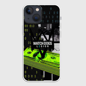 Чехол для iPhone 13 mini с принтом WATCH DOGS:LEGION в Кировске,  |  | ded sec | game | name | ubisoft | watch dogs | watch dogs 2 | watch dogs legion | город | девушка | дрон | игры | имена | компьютеры | пистолет | телефон | технологии | хакер | юби