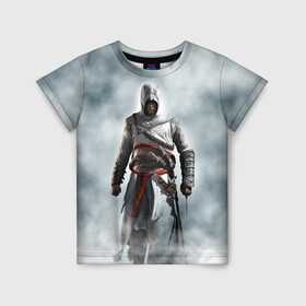 Детская футболка 3D с принтом Assassin’s Creed в Кировске, 100% гипоаллергенный полиэфир | прямой крой, круглый вырез горловины, длина до линии бедер, чуть спущенное плечо, ткань немного тянется | asasins | creed | асасинс | ассасин | ассассинс | кредо | крид | криид