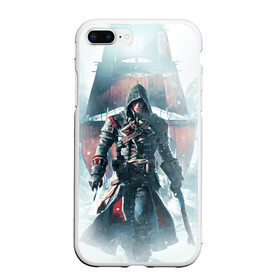 Чехол для iPhone 7Plus/8 Plus матовый с принтом Assassins Creed Rogue в Кировске, Силикон | Область печати: задняя сторона чехла, без боковых панелей | asasins | creed | асасинс | ассасин | ассассинс | кредо | крид | криид