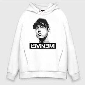 Мужское худи Oversize хлопок с принтом Eminem в Кировске, френч-терри — 70% хлопок, 30% полиэстер. Мягкий теплый начес внутри —100% хлопок | боковые карманы, эластичные манжеты и нижняя кромка, капюшон на магнитной кнопке | eminem | evil | ken kaniff | marshall bruce mathers iii | mm | rap | slim shady | маршалл брюс мэтерс iii | рэп | рэп рок | хип хоп | хорроркор | эминем