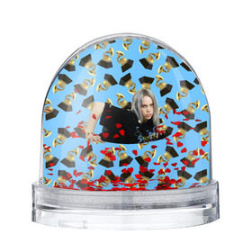 Снежный шар с принтом Billie Eilish Grammy в Кировске, Пластик | Изображение внутри шара печатается на глянцевой фотобумаге с двух сторон | billie | eilish | grammy | айлиш | билли | грэмми