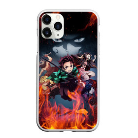 Чехол для iPhone 11 Pro матовый с принтом KIMETSU NO YAIBA в Кировске, Силикон |  | demon slayer | demon slayer: kimetsu no yaiba | kimetsu | kimetsu no yaiba | nezuko | slayer | tanjiro | клинок рассекающий демонов | незуко | танджиро | шинобу кочо