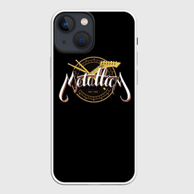 Чехол для iPhone 13 mini с принтом Metallica Vintage 2 в Кировске,  |  | Тематика изображения на принте: hard rock | metal | metallica | rock | vintage | металл | рок